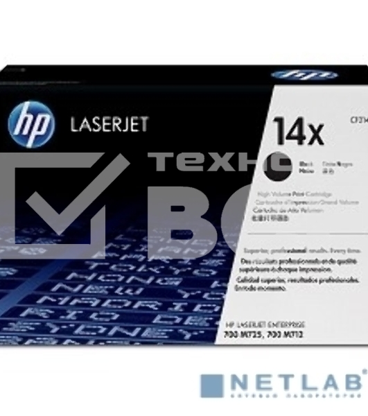 Картридж лазерный HP CF214X черный для LaserJet 700 MFP M712 17 500стр.