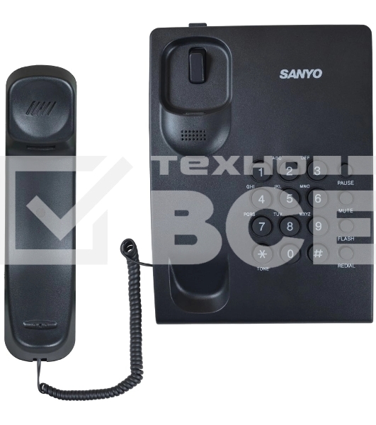 Телефон проводной SANYO RA-S204B черный