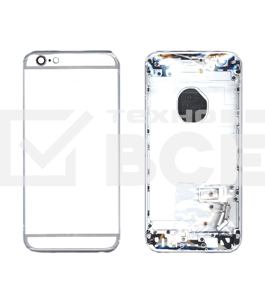 Задняя крышка для iPhone 6S (4.7) серебристая
