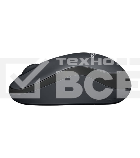 Мышь беспроводная Logitech M220 SILENT черный, 1000 dpi, радиоканал, USB, кнопки - 3