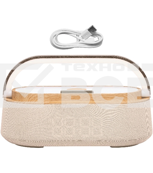 Колонка портативная BBK BTA2010 бежевый 10W 1.0 BT 10м 1800mAh (BTA2010 (BG))