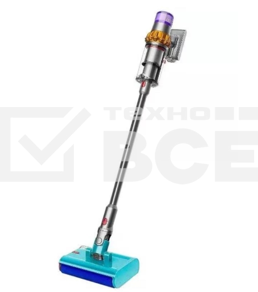 Пылесос вертикальный Dyson V15s Detect Submarine (448798-01) серый, питание от аккумулятора, 240 Вт, уборка влажная/сухая, пылесборник 0,76 л, работа от АКБ max 60 мин.