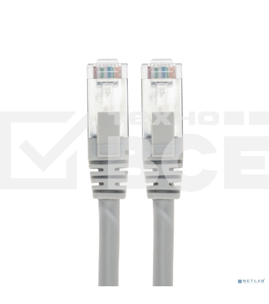 Патч-корд S/FTP REXANT категория 6A (10G), RJ45-RJ45, неэкранированный, 28AWG, LSZH, серый, 10 м