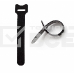 Стяжка кабельная на липучке Hyperline WASN, открывающаяся, 14 мм Ш, 310 мм Д, 10 шт, материал: полиамид, черный, фото2