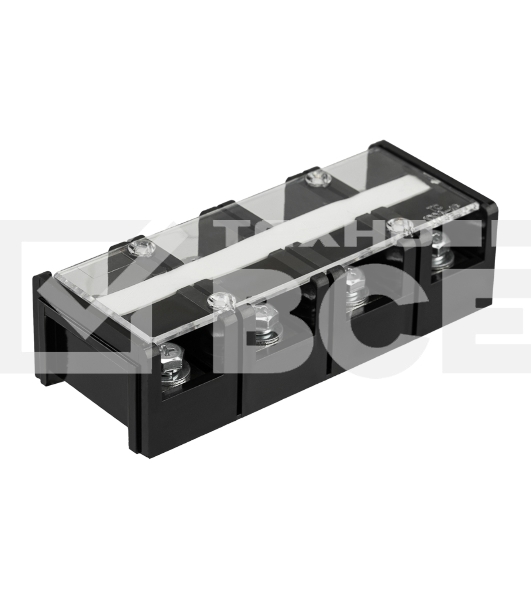 Блок зажимов клеммный Rexant БЗН ТС-1004 35мм2 100A 4 пары