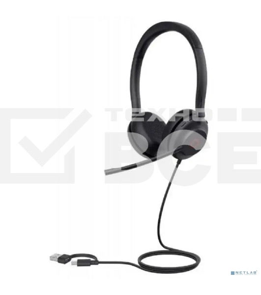 Гарнитура проводная Yealink UH35 UH35 Dual UC USB-C/A 1308164