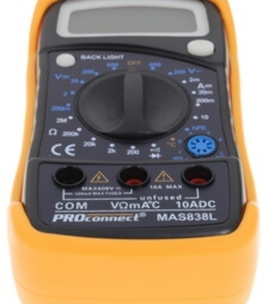 Универсальный мультиметр PROconnect MAS838L (DT858L)