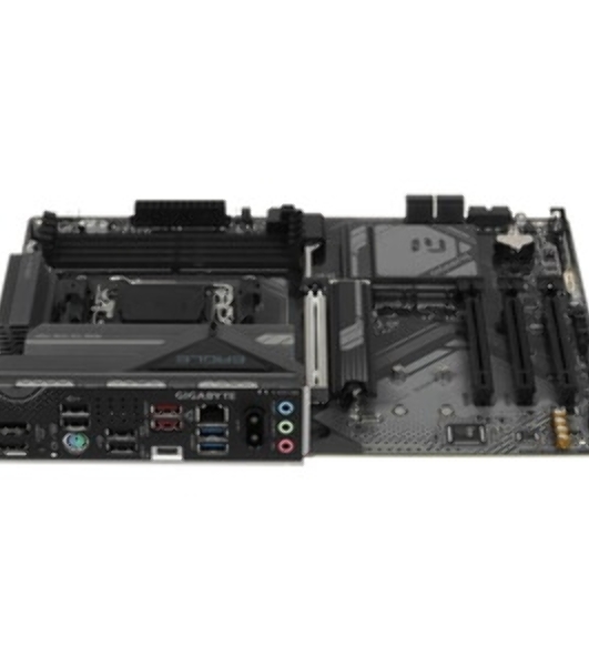 Материнская плата Gigabyte B850M EAGLE WIFI6E, AM5, AMD B850, 4xDDR5, 4xSATA, 2xM.2, 1xPCIe 5.0 x16, 1xPCIe 3.0 x16, 1xHDMI, 2xDP, 1x2.5Gb LAN, Wi-Fi 6E, Bluetooth 5.3, 1xUSB-C 10Gbps, 2xUSB-A 10Gbps, 2xUSB-A 5Gbps, 4xUSB-A 2.0, 1xPS/2, 3x3.5 мм, 7.1, mATX