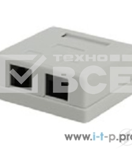 Монтажное оборудование 5bites Розетка LY-SB09 внешняя RJ-45+RJ-11 5e кат.