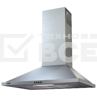 Вытяжка Krona BELLA 600 INOX PB кухоннаяПроизводительность 550 м3/ч , новая шлифовка нержавеющей стали , кнопочное управление , 3 скорости, подсветка , угольный фильтр - тип К5 ( доп. опция) не входит в комплект