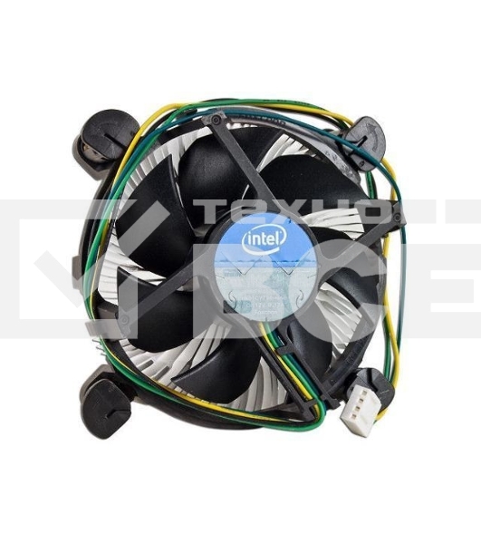 Кулер Intel E97379  серебристый/черный 90мм алюминий 2500rpm 27db 4-pin 73W 58мм