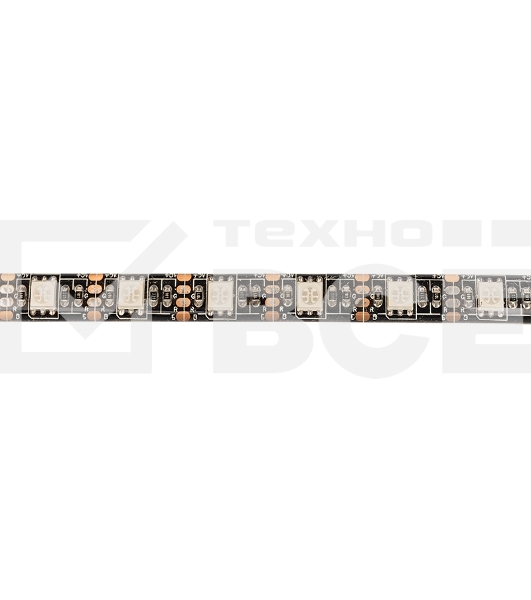 Лента LED с USB коннектором 5 В, 10 мм, IP65, SMD 5050, 60 LED/m, цвет свечения RGB