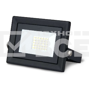 Прожектор светодиодный Led Qplus 20Вт IP65 6500К черный Gauss 613511320