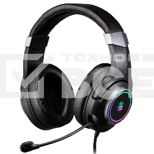 Наушники с микрофоном A4Tech Bloody G350 черный 2м мониторные USB оголовье (G350 USB/ BLACK)