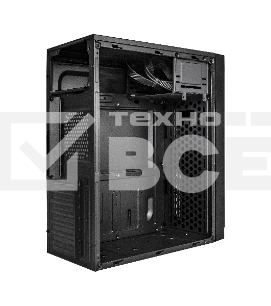Компьютерный корпус Miditower ExeGate AA-442U2-AA450 (ATX, AA450 8 см, 1*USB+2*USB3.0, аудио, черный)