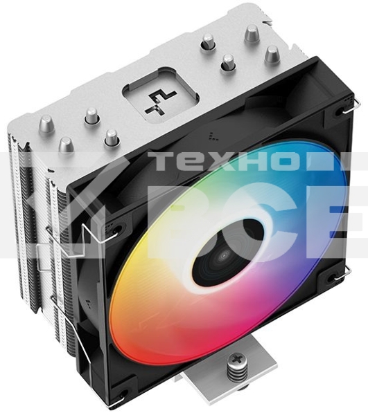 Кулер для процессора DEEPCOOL AG400 LED черный, 120 мм, алюминий/медь, 2000 об/мин, 31.6 дБ, 4 pin, 220 Вт, 150 мм