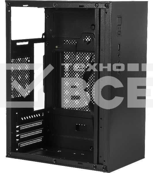 Компьютерный корпус Accord ACC-259 черный без БП mATX 2xUSB2.0, audio
