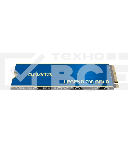 Накопитель SSD ADATA LEGEND 700 GOLD, 2Tb, PCIe 3.0 x4, M.2 2280, NVMe, R/W 2000/1600, с радиатором