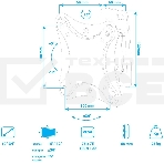 Кронштейн для телевизора Kromax CORBEL-1 черный 10