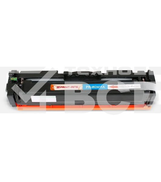 Картридж лазерный Print-Rite TFHBB5CPU1J PR-W2411A W2411A голубой (850стр.) для HP Color LaserJet Pro M155/MFP M182nw/M183fw