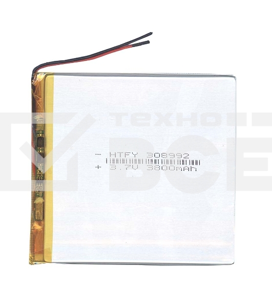 Аккумулятор Li-Pol (батарея) 3*89*92мм 2pin 3.7V/3800mAh