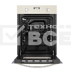 Шкаф духовой электрический Maunfeld EOEM516BG, 45 см, 51 л, бежевый, встраиваемый, фото7