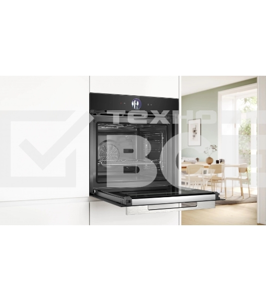 Встраиваемый духовой шкаф электрический Bosch HBG7764B1 черный