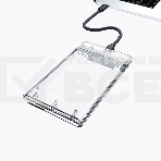 Внешний бокс 2.5 SATA Netac WH11 USB 3.0 NT07WH11-30CC слайд прозрачный корпус, фото6