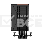 Кулер для процессора PCCooler RZ500 BK (250W, 4-pin PWM, 155mm, Al/Cu, 5x6mm, 1x120mm, 86.73CFM, 32dBA, 2200RPM, S: 1851/1700/1200/115X, AM5/AM4, black), фото3