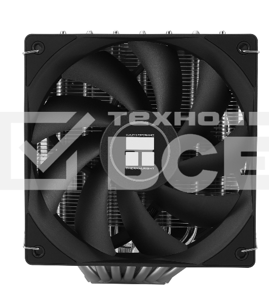 Устройство охлаждения(кулер) Thermalright Phantom Spirit 120 SE Soc-AM5/AM4/1151/1200/1700 черный 4-pin 25.6dB Al+Cu 765gr Ret (PS120-SE)