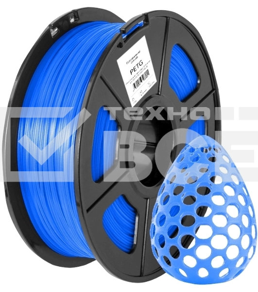 Пластик для принтера 3D Cactus CS-3D-PETG-1KG-T-BLUE PETG d1.75мм 1кг 1цв.