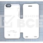 Аккумулятор/чехол для Apple iPhone 6 3500 mAh белый leather cover, фото 1