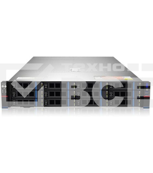 Серверная платформа Gooxi SR201-D12R 2U 12bay server, based on AMD 7003 platofrm. 2pcs of PCIe 4.0x16; 4xPCIe 4.0x8 2x 2.5