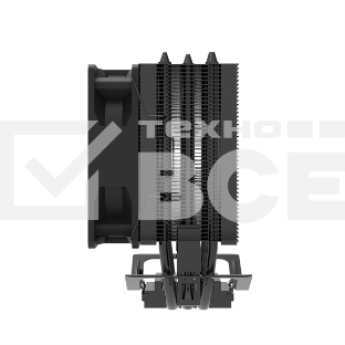 Кулер ZALMAN CNPS4X BLACK V2, 92mm FAN, 3 HEAT PIPES, 4-PIN PWM, 800-2000 RPM, 29DBA, HYDRO BEARING, LGA1851/1700, AM5/AM4, screw type installation
