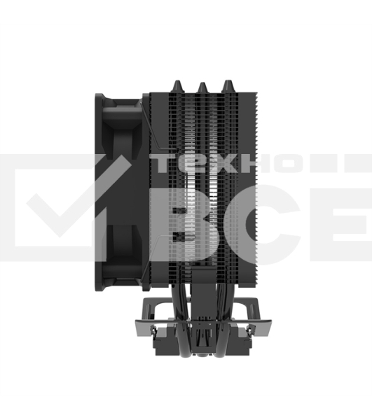 Кулер ZALMAN CNPS4X BLACK V2, 92mm FAN, 3 HEAT PIPES, 4-PIN PWM, 800-2000 RPM, 29DBA, HYDRO BEARING, LGA1851/1700, AM5/AM4, screw type installation