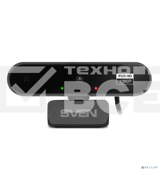 Веб-камера SVEN IC-965 HD (2 МП, 30 к/с, Full HD, SoftTouch, блист)