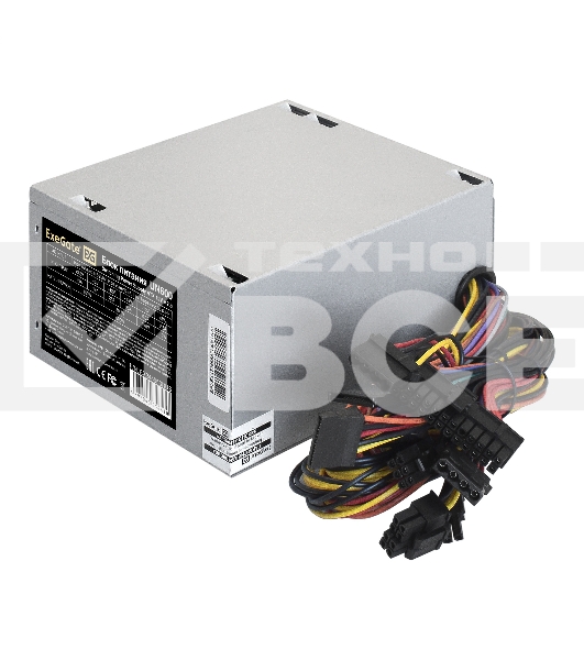 Блок питания ExeGate UN600, 600Вт, 120мм, серебряный