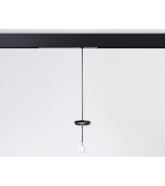 A2652 BK черный крепеж трековый подвесной для корпуса DIY D60mm 240*42*25 H1500