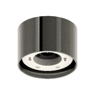 Корпус светильника C8115 DCH черый хром D85*H60mm GX53