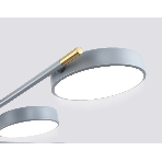 Люстра светодиодная на штанге Ambrella light FL516339/8 GR/CP серый/медь 120W 3000-6000K D850*170 (без ПДУ), фото4