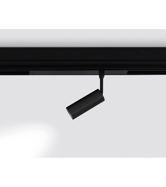 Управляемый светодиодный светильник для шинопровода Magnetic Ambrella light GL1202 BK черный IP20 7W 3000K-6400K 220V 36° D35*80 (Без ПДУ)
