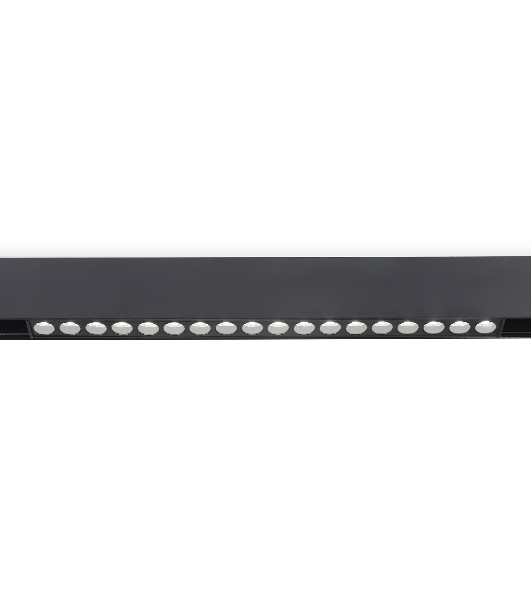 Светильник трековый светодиодный GL4030 BK черный IP20 18W 4200K 48V 24° 328*22*45