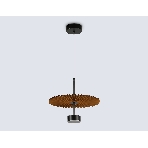 Светильник Ambrella light LH72607 BK/CF черный/кофе 6W 3000K D300*260-1770, фото6