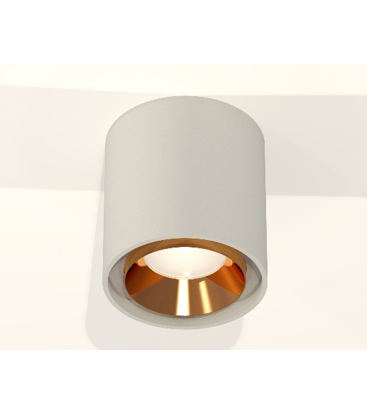 Светильник Ambrella Light XS7724004 SGR/PYG серый песок/золото желтое полированное MR16 GU5.3 (C7724, N7034)