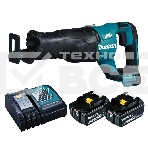 Ножовка Makita DJR187RTE 18В. 2х5АчLi-ion. 0-3000об\м. ход-32мм. рез-255мм, фото2