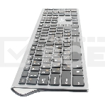 Клавиатура Gembird KBW-1 беспроводная, USB, серебристый, фото2