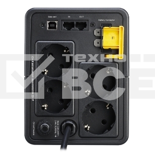 Источник бесперебойного питания APC Back-UPS BX750MI-GR 410Вт 750ВА черный