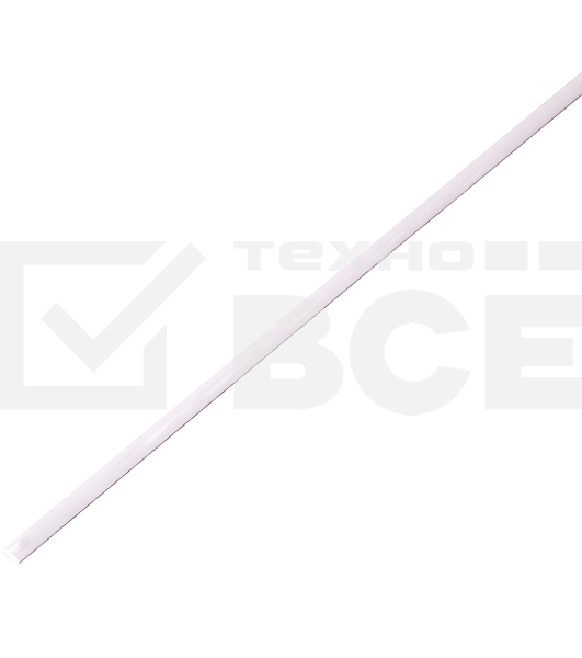 Термоусадочная трубка PROconnect 4,0/2,0 мм, белая, упаковка 50 шт. по 1 м