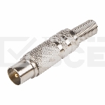 Разъем Rexant штекер TV никелированный c пружиной (100 шт./уп.), фото 1