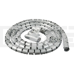 Кабельный органайзер Buro BHP CG252S Spiral Hose 25x2000мм Silver, фото 1